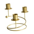 thumbnail image 3 of Portavelas de pilar, candelabro cónico, candelabro de Metal, candelabro, soporte para decoración, fiesta, festivo dorado, 3 of 9