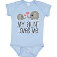 thumbnail image 3 of Inktastic My Aunt Loves Me Boys or Girls Baby Bodysuit, 3 of 5