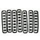 thumbnail image 4 of Cubierta de Rejilla Frontal de 7 Piezas Sunnimix para Wrangler TJ 97-06 Clip frontal en la rejilla de la parrilla, 4 of 8