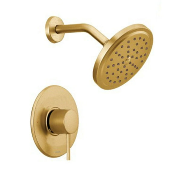 Open Box Moen UT3292 Gold Manual 1-Handle Shower Valve Trim