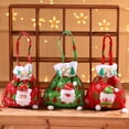 thumbnail image 1 of Hadanceo Christmas Gift Bags Santa Claus Gift Bag Children Handheld Candy Bags for Christmas Wrapping Party Supplies, 1 of 8