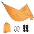 thumbnail image 1 of Portable Hammock, Yellow Hammock Bed, Camping Bed For Parachute Cloth Tent Bed/Garden Parachute, Nylon Fabric Travel Camping With Tether, Camping Hamm, 1 of 3
