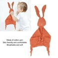 thumbnail image 3 of Manta de Seguridad de Conejito de Peluche Hilo de Algodón Suave de Doble Capa Alta Absorción Juguete Tranquilizador para Niños Pequeños ANGGREK Otros, 3 of 8