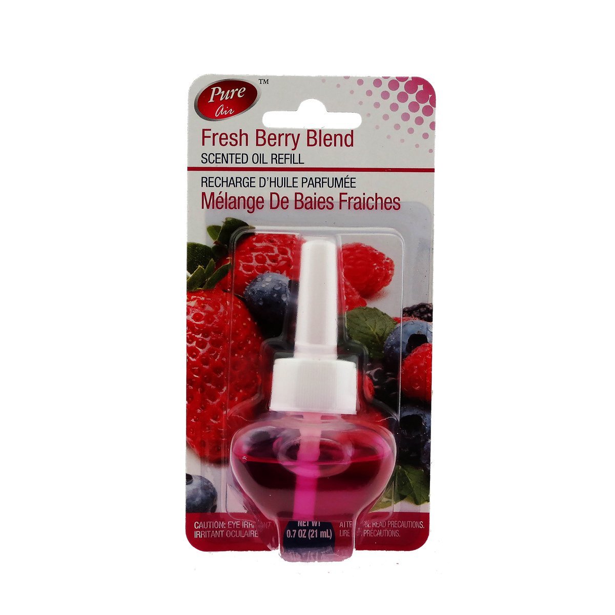 Pure Air Plug In Air Freshener Refill Fresh Berry Blend 21Ml (Pack Of 3