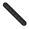 thumbnail image 2 of 1Pc Wire Organizer with Adhesive Tape Universal Cable Organizer Desktop Thread Holder for Fixing Cable 7-Position Wire Holder Tidying Tool for Wire Storage Black, 2 of 8
