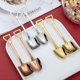 thumbnail image 1 of 6, two different shapes of ice cream scoops (colors: rose gold silver gold), 1 of 4