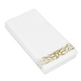 thumbnail image 1 of 40Pcs Gold Edge Napkins Dinner Napkins Linen Hand Feel With Golden Pattern For Kitchen Dinner Parties Weddings, 1 of 8