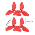 thumbnail image 3 of 2 Pares Hélices para DJI Neo Drone Cuchillas Coloridas Liberación Rápida () Rojas, 3 of 3