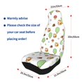thumbnail image 4 of Sikiie Tree Squirrel Car Seat Protector 2 Pack Car Seat Cushion Mat, Car Seat Covers for SUV, Truck, Van, 4 of 7