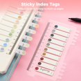 thumbnail image 3 of 1200 Pcs Onglets d'Index, Onglets de Notes Adhésives Translucides Inscriptibles avec Règle, 20 Couleurs Morandi Marque-Pages Repositionnables pour Marquage de Pages Classement de Fichiers, 3 of 6