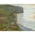 thumbnail image 2 of Monet, Claude 14x12 Gold Ornate Wood Framed with Double Matting Museum Art Print Titled - Cap dAntifer, Etretat, 2 of 4