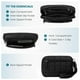 thumbnail image 5 of Cartera de pulsera VONAL, acolchada, de nailon, con bloqueo RFID, negra, para mujer, 5 of 8