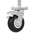 thumbnail image 6 of yotijay Scaffolding Caster Adjustment Rod Design Swivel Caster for Workbench Shelves Rubber, 6 of 8