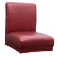 thumbnail image 3 of AMLESO Elastic Solid Stool Short Back Dining Chair Slipcover Modern Removable Anti-dirty Kitchen Seat Stretch Chair Cover red, 3 of 8