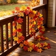 thumbnail image 6 of Yakvarog Artificial Fall Garland Maple Leaf, 39"/Piece Hanging Vines Garland Faux Autumn Foliage Garland Thanksgiving Fall Decor for Home Wedding Fireplace Party Christmas, 6 of 6