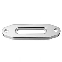 6 Pcs 125mm 4000LBS Universal Chrome Aluminum Hawse Fairlead Synthetic Mount Winch Rope 15000Lbs for SUV ATV UTV,6 x 4000LBS Hawse Fairlead,Silver