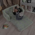 thumbnail image 4 of Silla infantil MOMCAYWEX extra ancha que brilla en gris oscuro, 4 of 6
