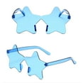 thumbnail image 4 of YiBai Star Shape Sunglasses Tinted Party Sunglasses Color Glasses For Women Men For Wedding Dance Party Halloween Party Supplies,for Men Dad,H, 4 of 5