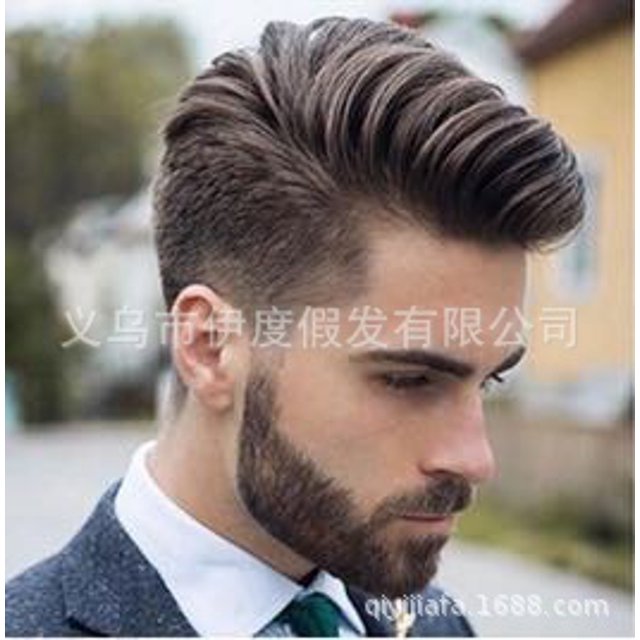 AliExpress venta caliente pelucas hombres europeos y americanos deflexión de la moda flequ Abanopi Peluca