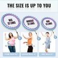 thumbnail image 3 of Fitness Hula Hoop Hillhub 65 pulgadas 32 nudos talla grande para mujer, 3 of 9