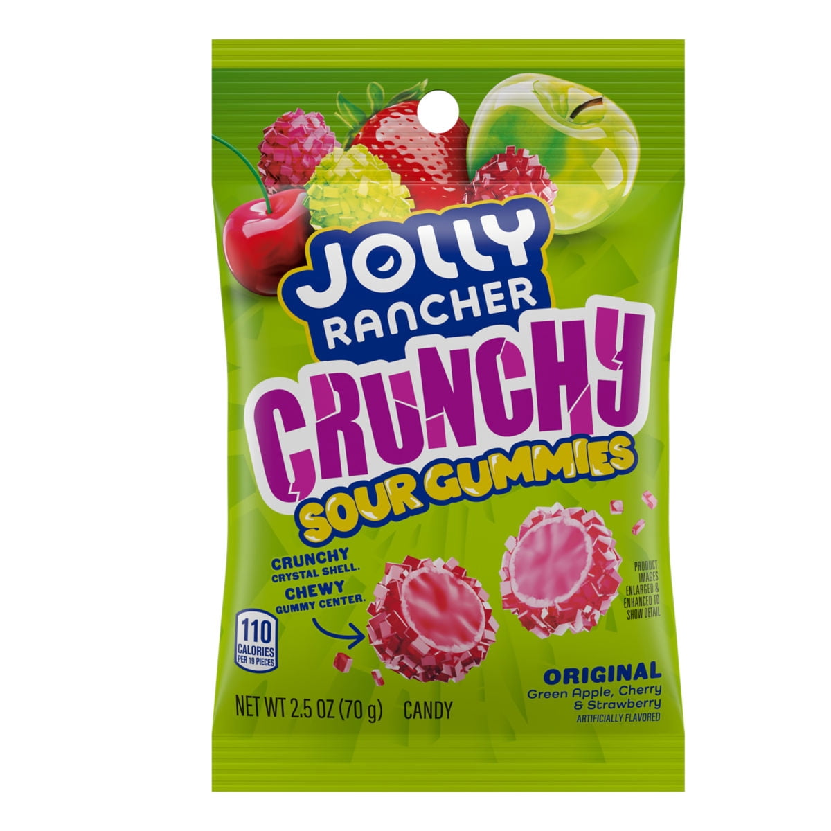 JOLLY RANCHER Crunchy Gummies Sour Small Peg