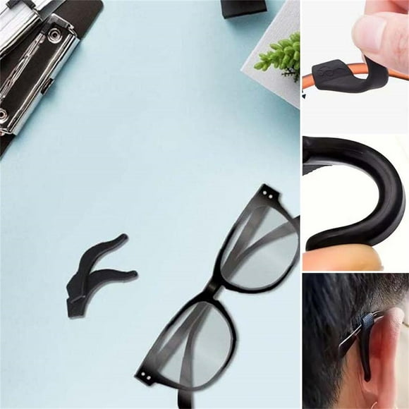 Eyeglass Ear Grips -Ear Grip Ear Hooks-10 Pairs Eye Glasses Ear Grippers Anti-Slip Holder, Silicone Ear Hook, Glasses Ear Grip Sleeve Retainer For Sports Glasses, Sunglasses Reading Glasses