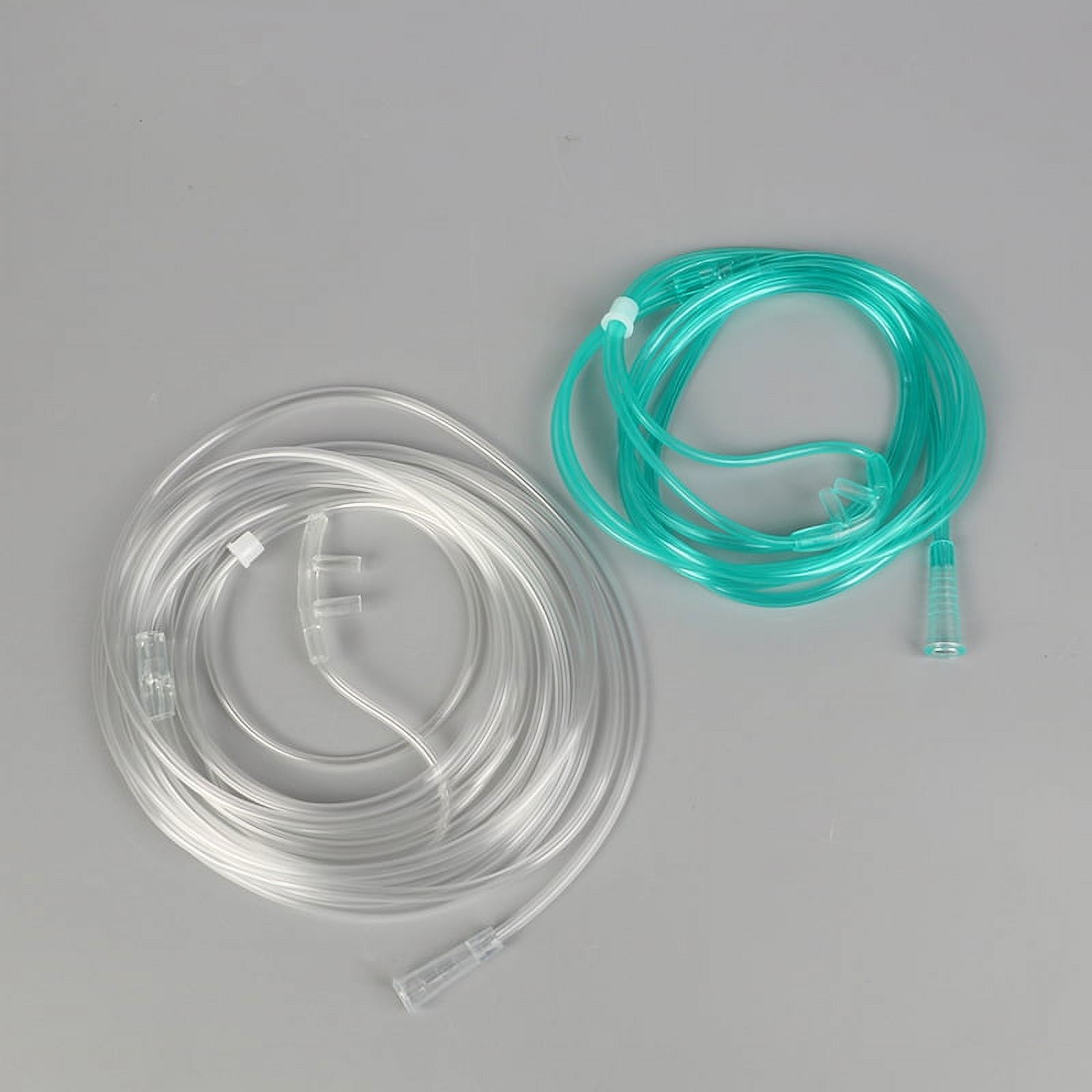 5-Meter Disposable Silicone Nasal Oxygen Cannula With Soft Flexible Tubing – White