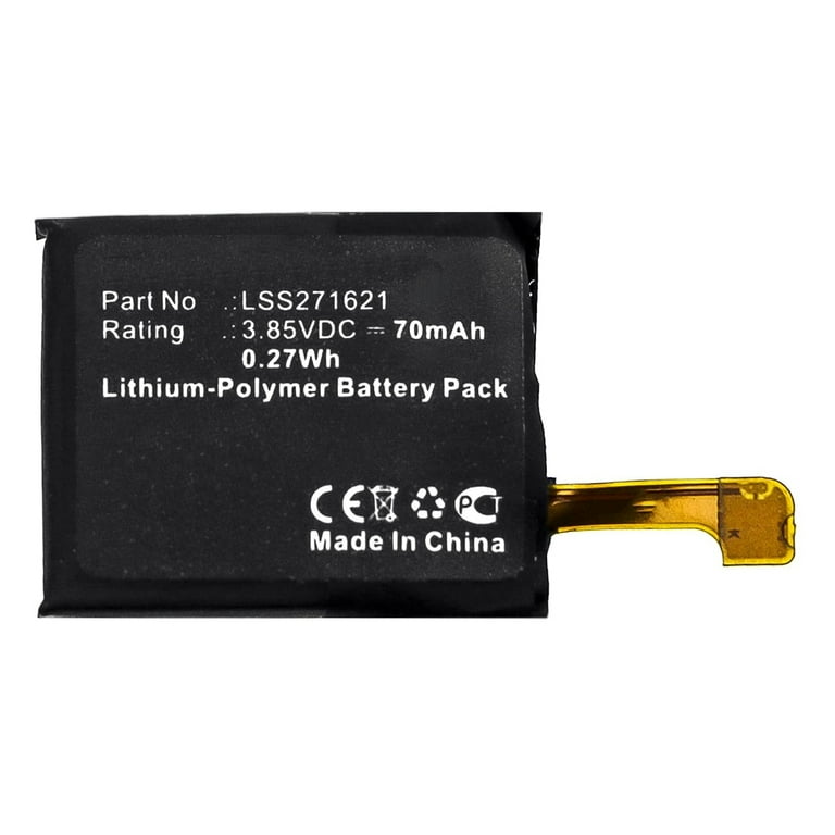 70mAh LSS271621 Battery for Fitbit Charge 3 Fitness Activity
