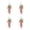 B, variant on Artificial Hanging Plants Artificial Hanging Plants Hot Pink Morning Glory Wall Decor, 4-Pack Fake Eucalyptus Vines for Indoor Outdoor Home Wedding Garden Decoration, 76cm Length Fake Morning Glory