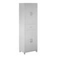 thumbnail image 6 of Systembuild Evolution Lory Framed Storage Cabinet with Drawer, Dove Gray, 6 of 12