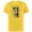 Yellow, variant on Marvel Avengers Comics 1st Birthday - Short Sleeve Cotton T-Shirt for Adults - Customized-Yellow