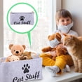 thumbnail image 2 of Pet Toy Storage Bin Dog Cat Accessory Felt Basket Organizer Container, 2 of 10