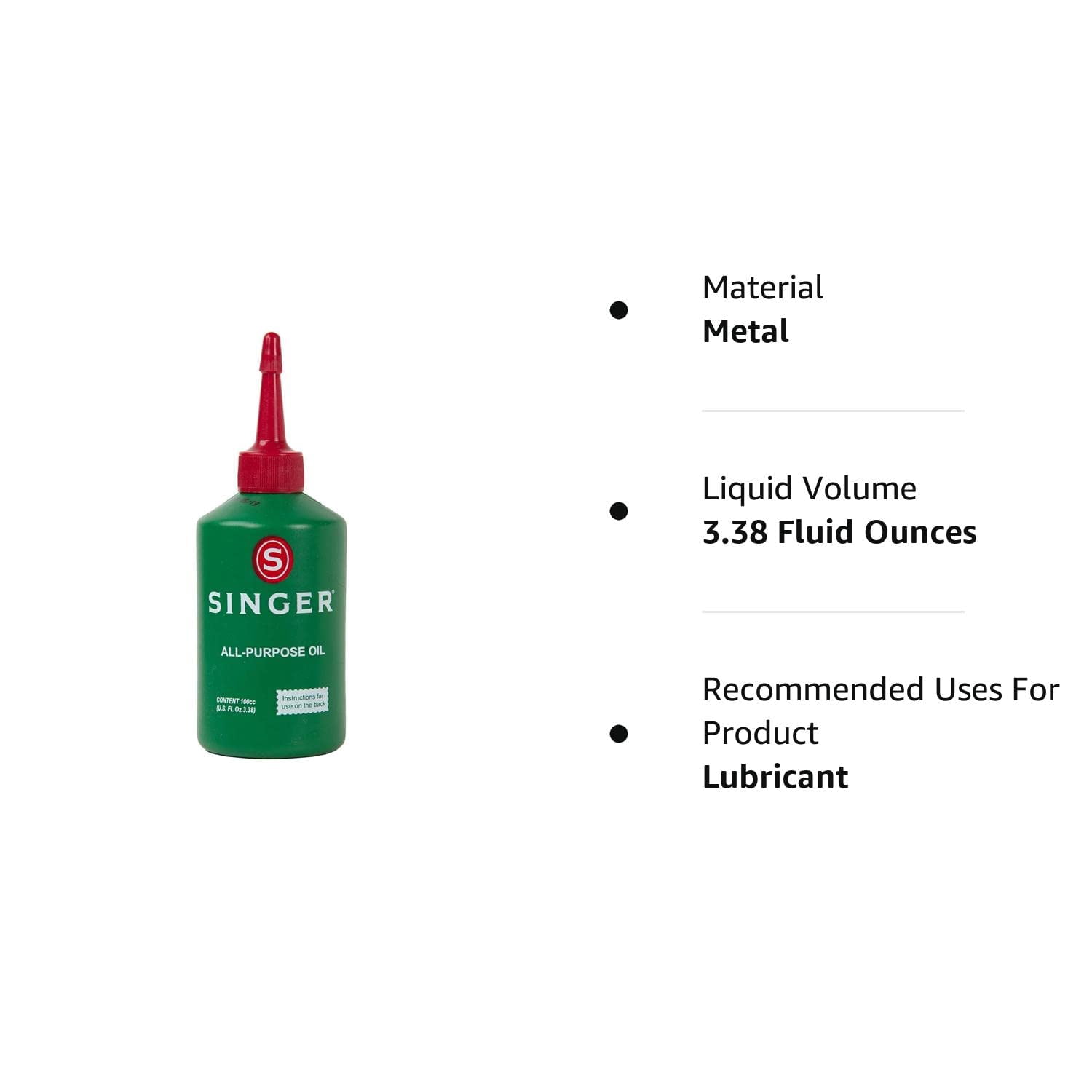 sewing machine lubricant walmart UNIQUE Creativ Sewing Machine Oil — 110 mL (4 fl oz) main image 0