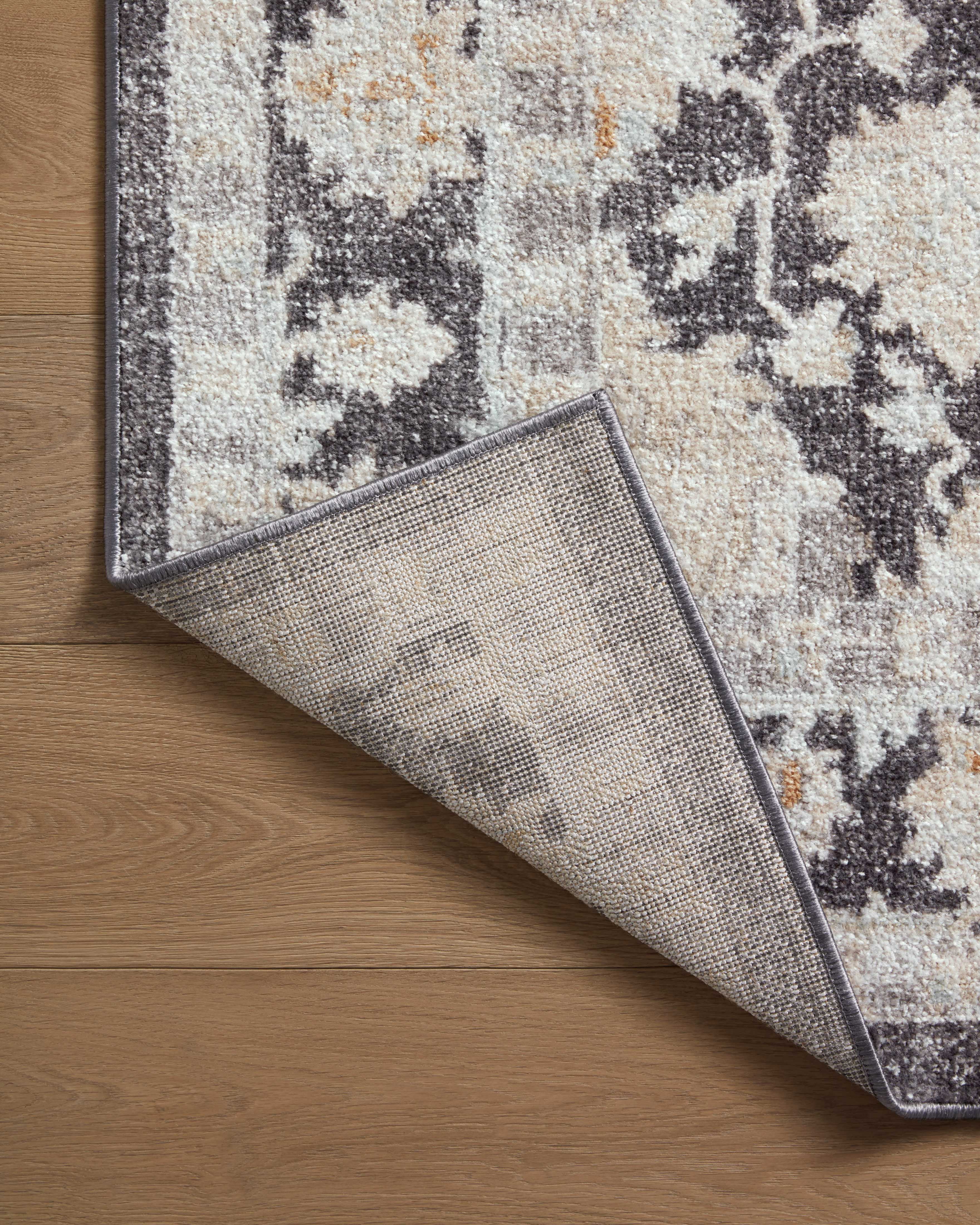 Loloi Monroe Charcoal / Natural 5'-3" x 7'-9" Area Rug