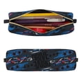 thumbnail image 2 of Disketp Blue Sports Car Estuche de Lápices de Cuero con Cierre, Estuche Compacto para Papelería, Bolígrafos y Accesorios Pequeños, 2 of 7