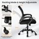 thumbnail image 2 of Silla de escritorio ergonómica OLIXIS de respaldo medio, negra, 2 of 7