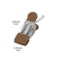 thumbnail image 3 of Dipped Plastic Pants Clip, Metal Windproof Clothes Hanger for Drying, Compact Stainless Steel Pants Rack, Strong Clip for Organizing Clothes, Household Use, Silver/Black, 3 of 3