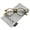 Matte Yellow-Tortoise / Clear, variant on zeroUV Unisex Retro Keyhole Nose Bridge Clear Lens P3 Round Glasses 46mm (Dark-Tortoise / Clear) - 46mm