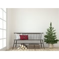 thumbnail image 2 of 20" x 14" Simply Daisy Crazy Christmas Polyester Accent Pillow, Brick Red (1 Count), 2 of 4