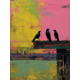 thumbnail image 1 of Qisvanset 12x16 Inch Vibrant Cat Portrait Canvas Print Wall Art, 1 of 5