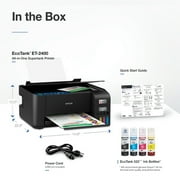 Epson EcoTank ET-2400 Wireless Color All-in-One Cartridge-Free Supertank Printer with Scan and Copy