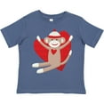 thumbnail image 3 of Inktastic Hug Sock Monkey Boys or Girls Toddler T-Shirt, 3 of 5