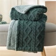 thumbnail image 5 of Blanket for Couch Sofa Dark Green - King (108" x 90"), 5 of 5