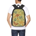 thumbnail image 6 of Vsdgher Floral with Butterflies Print Backpack for Women Men School Bookbag with Laptop Compartment for College Work Travel, Simple Fashion Casual Daypack, Fit 15" Laptop, 6 of 8