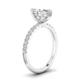 thumbnail image 2 of IGI Certified 2 Carat Lab Grown Diamond Engagement Ring|14K White Gold |Solitaire Lab Diamond Ring|G-VS3, 2 of 2