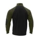 thumbnail image 3 of Sudadera sin capucha para hombre, estilo casual, con mangas raglán y cuello alto, de pana, con bloqueo de color, para exteriores, sin sombrero, de poliéster., 3 of 8