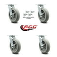 thumbnail image 2 of Cambro Camcruiser Vending Cart Caster Set with 4 Bolt on Swivel Locks – SCC, 2 of 2