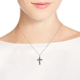 thumbnail image 4 of Faithful Rope Wrap Holy Cross Sterling Silver Necklace, 4 of 6