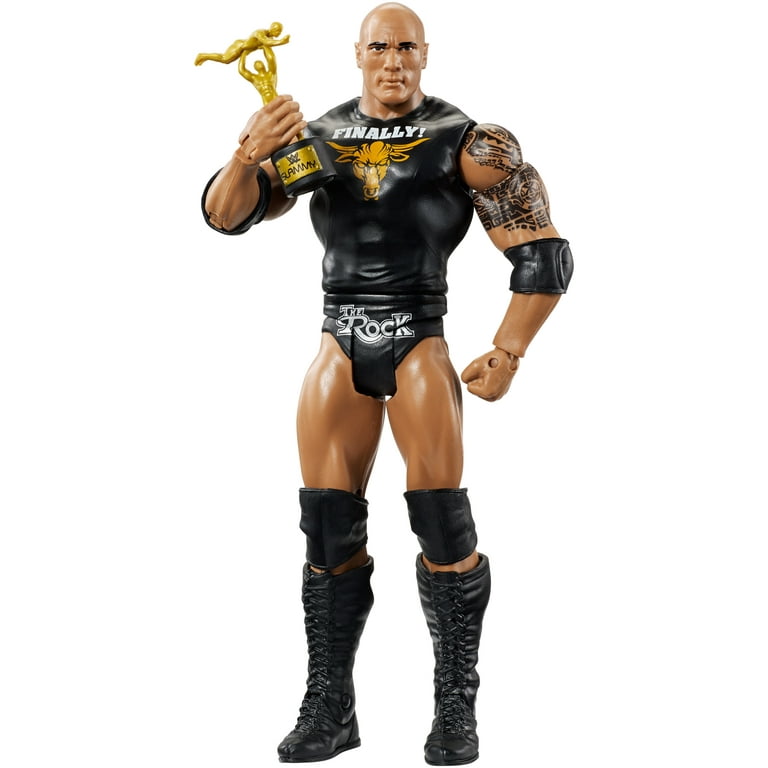 WWE Basic The Rock Figure - Walmart.com