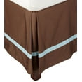 thumbnail image 2 of Superior Hotel 300 Thread Count Bed Skirt, Full, Mocha/ Sky Blue, 2 of 2
